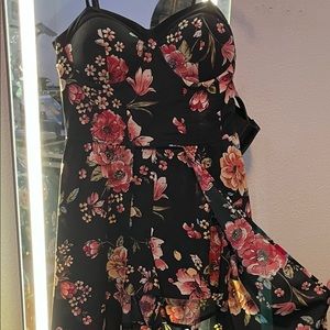 floral romper dress